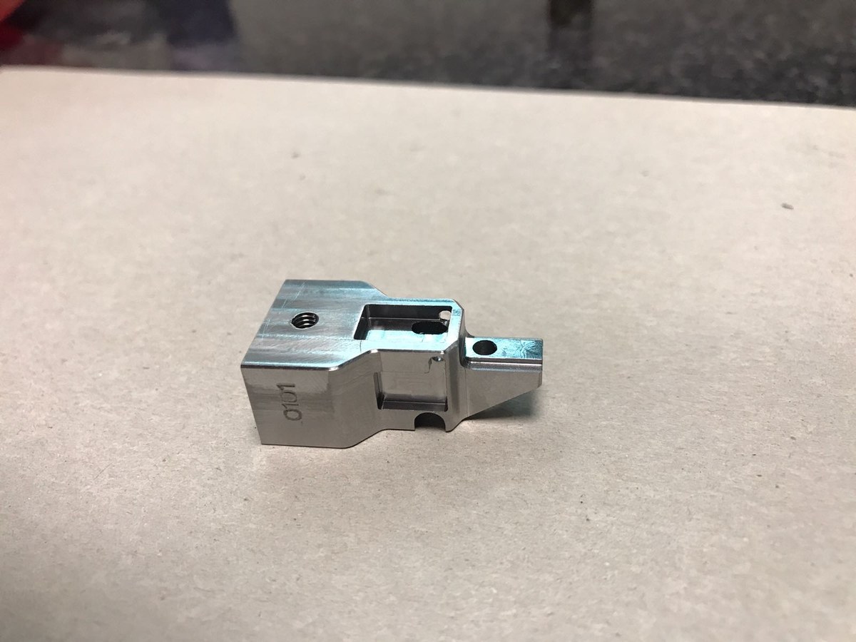 Photo 2 — CNC machined detail